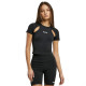 Karl Kani Γυναικεία κοντομάνικη μπλούζα Small Retro Shiny Jersey Cut Out Tee